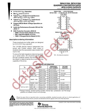 SN74LV126ADBRE4 datasheet  